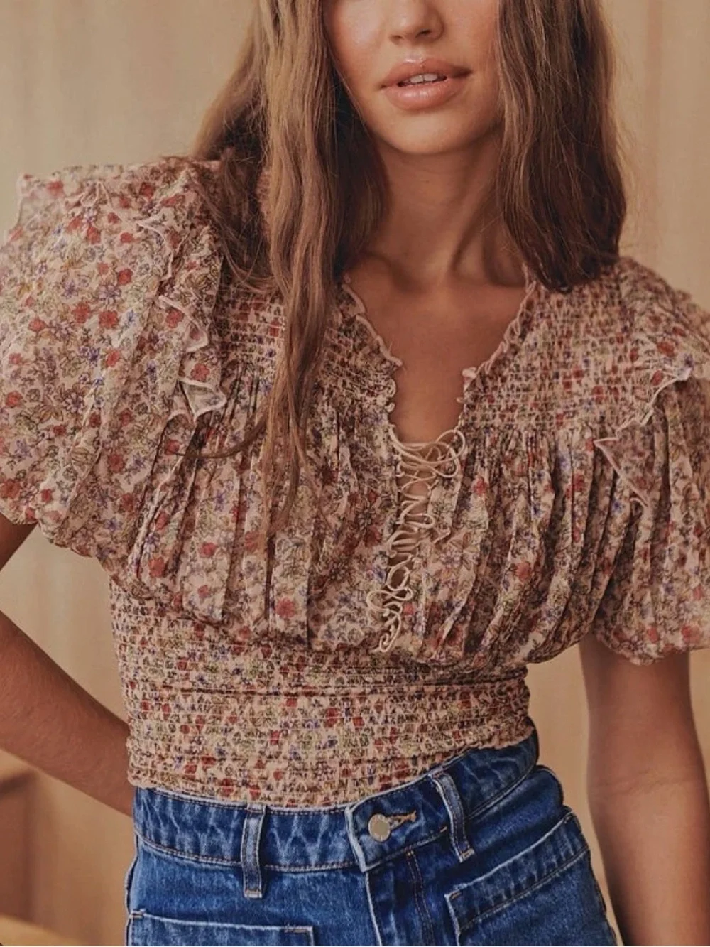 Free People lightweight cream